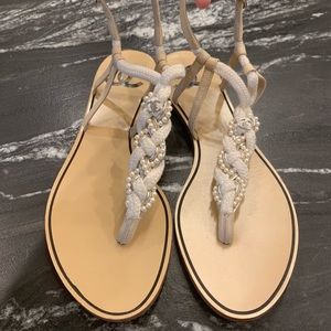 NWT CHANEL leather sandal